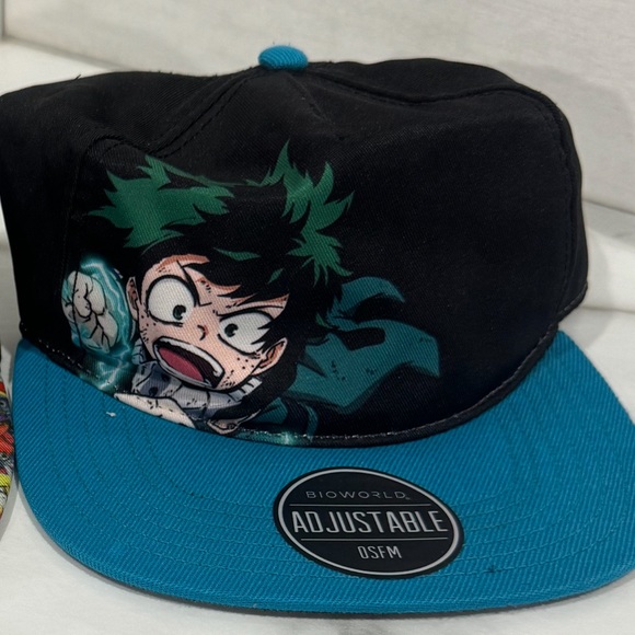 DEKU MY HERO ACADEMIA PROJECT ANIME IZUKU MIDORIYA HAT CAP SNAPBACK CRUNCHYROLL - Picture 1 of 3